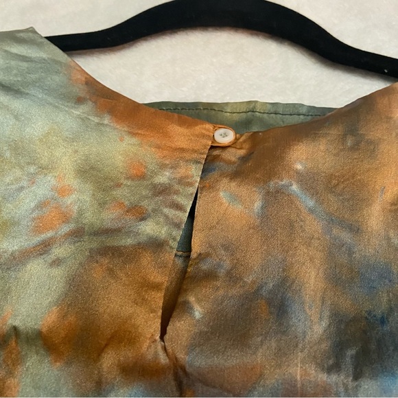 New! Riverside tool and dye sway maxi top tie dye silk nwot 3458 - Picture 8 of 9